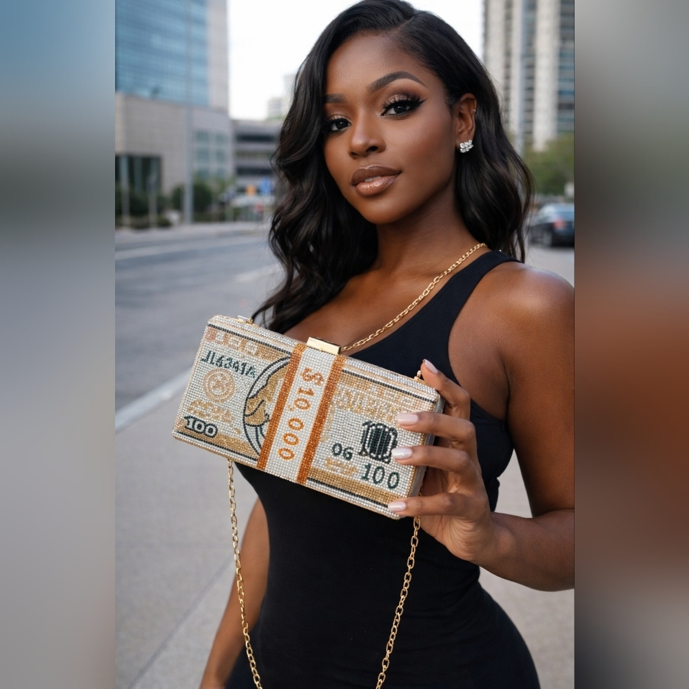 Golden Clutch Purse